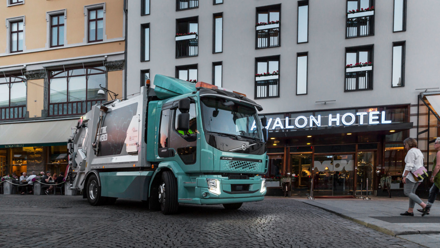 Volvo FL Electric že dostavlja tovor