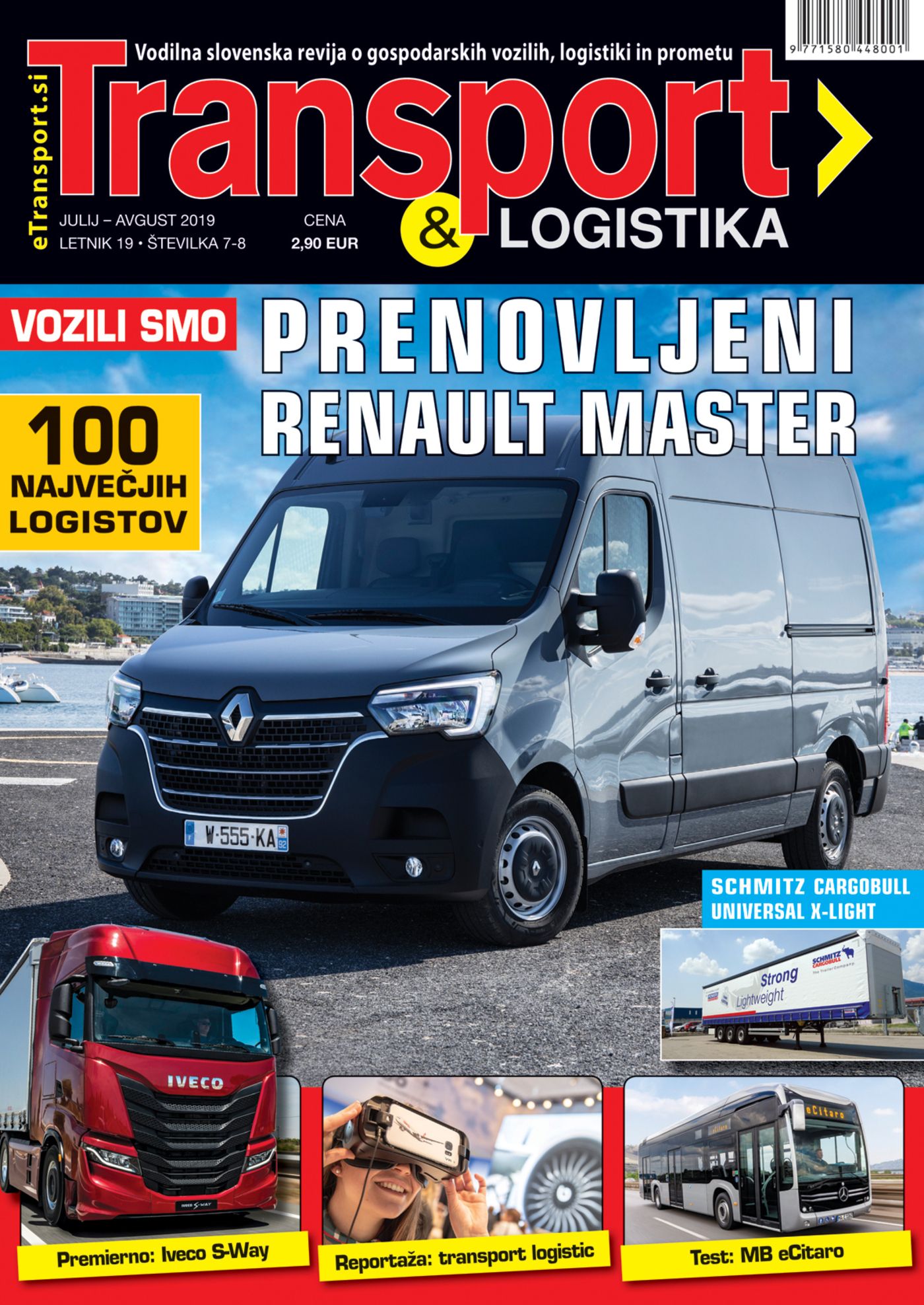 Revija Transport & Logistika julij & avgust 2019