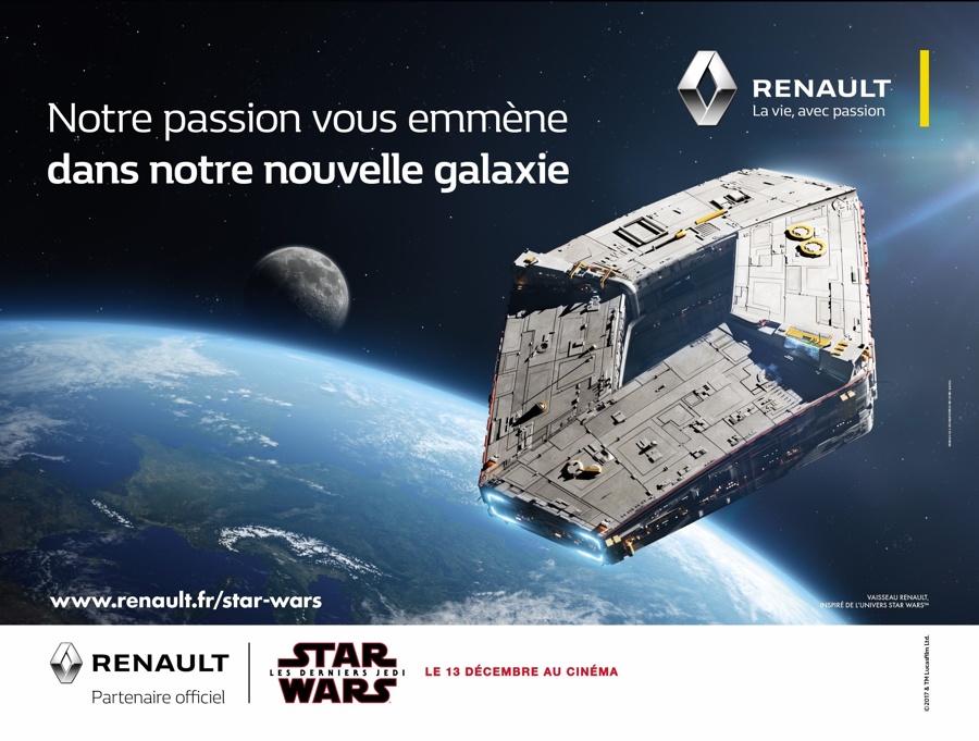 Renault, partner sage Vojna zvezd