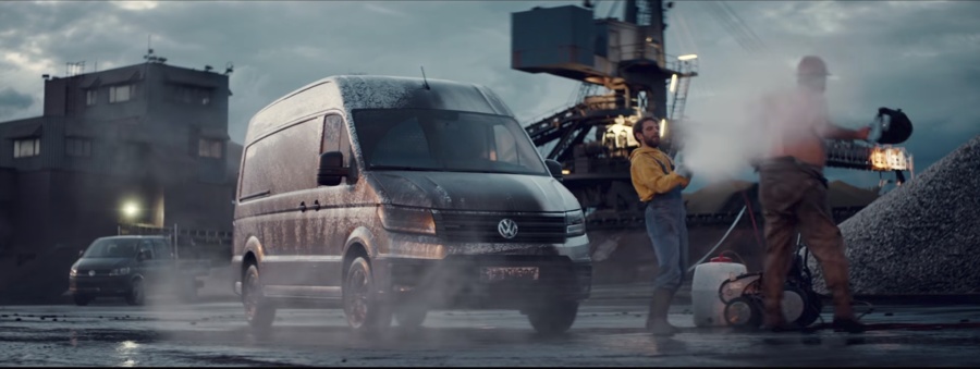 Volkswagen oglas posnel v Luki Koper