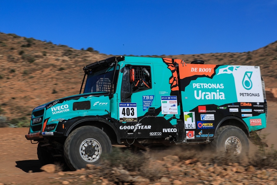Tovornjak z Goodyearovimi pnevmatikami najhitrejši na eko-dirki po Afriki