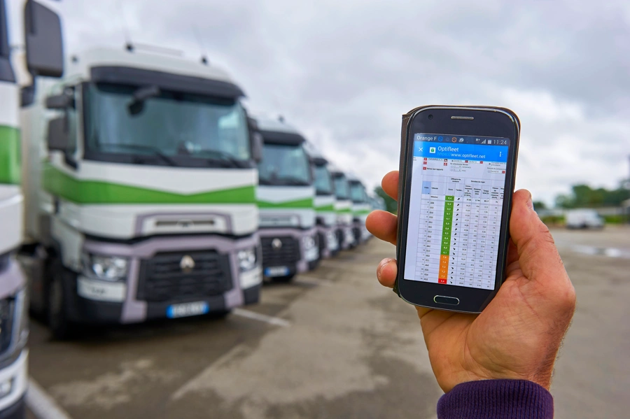 Optifleet tudi preko mobilne aplikacije
