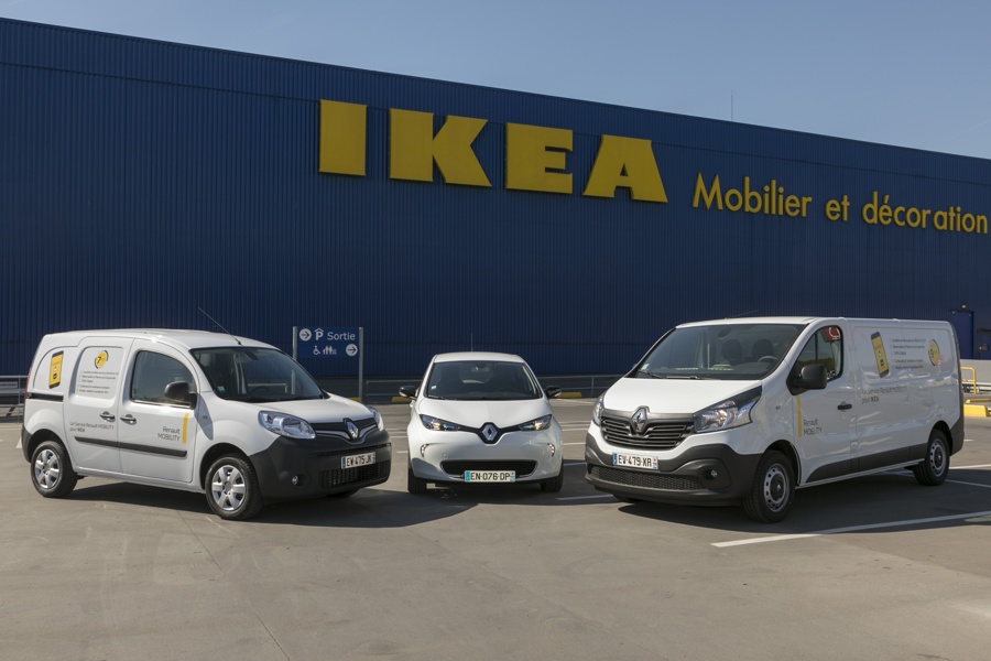 Sodelovanje med Renault in Ikea 