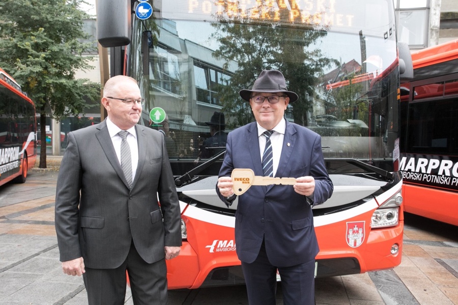 Mesto Maribor bogatejše za šest Iveco avtobusov