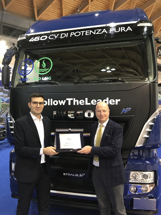 Stralis prejel nagrado Sustainable Truck of the Year 2019