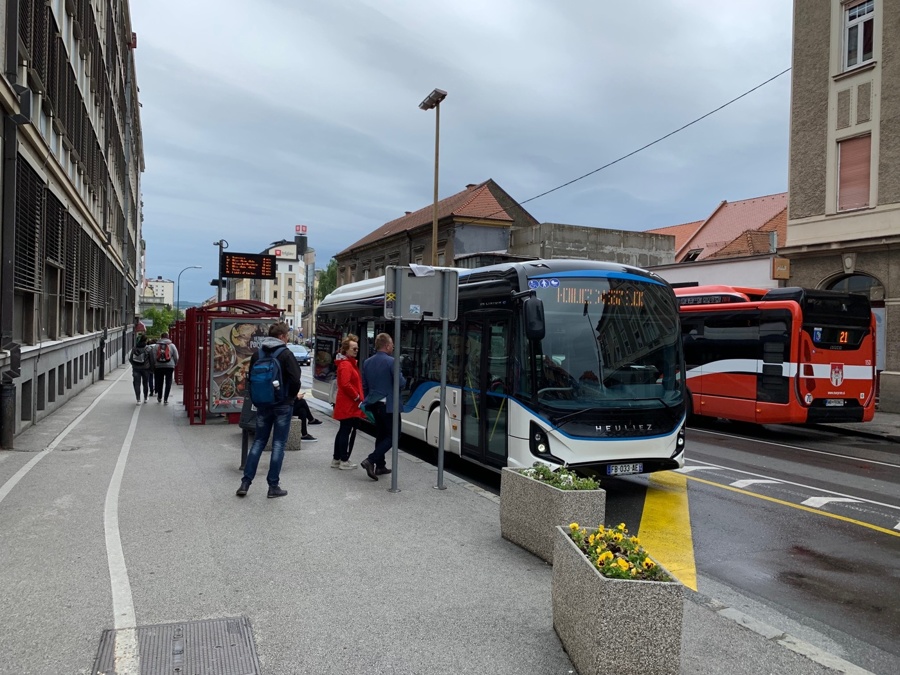 Z električnim avtobusom po Mariboru