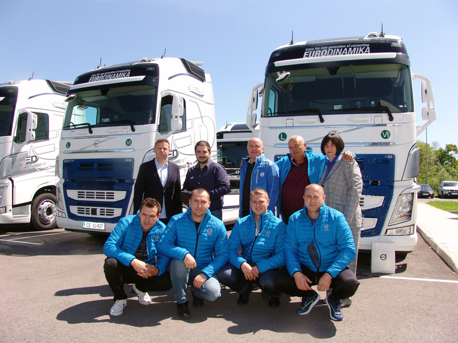 Nova vozila Volvo FH za podjetje Eurodinamika