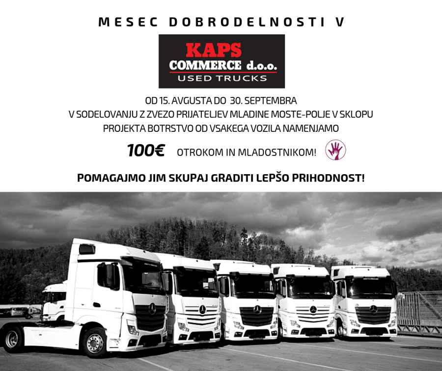 Mesec dobrodelnosti v podjetju Kaps Commerce