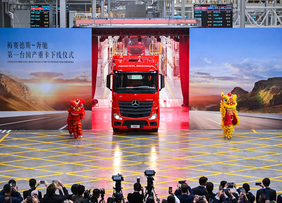 Mercedes-Benz Actros Kitajska