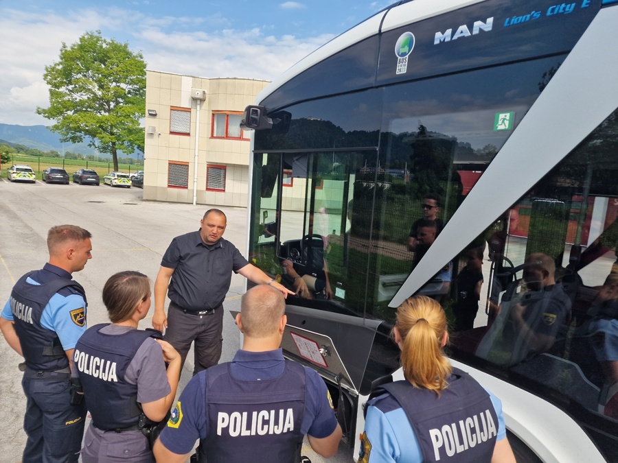 Usposabljanje MAN električni avtobusi