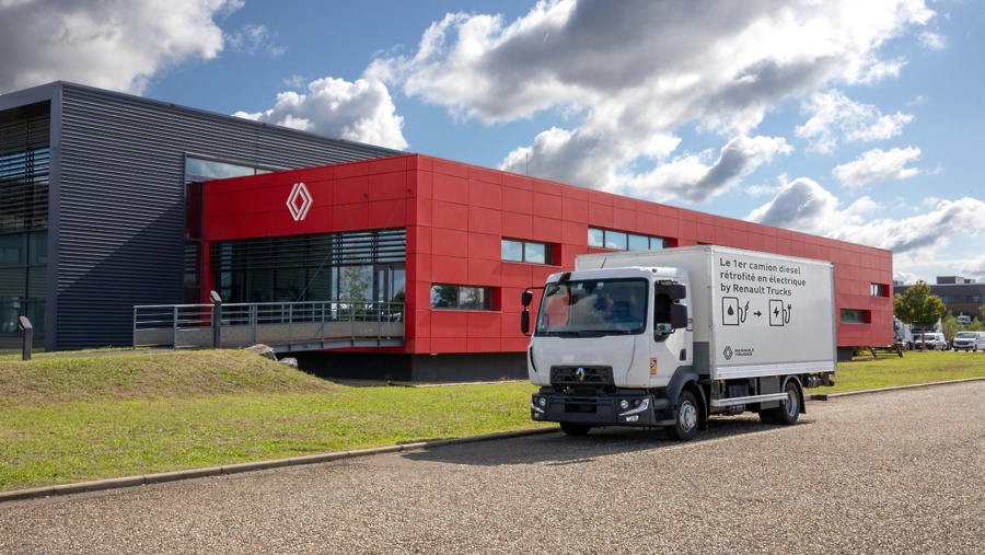 Renault Trucks D - predelava iz dizla na elektriko