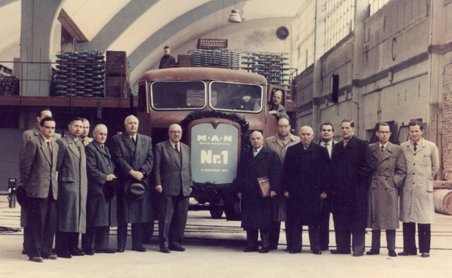 MAN 70 let tovarne Munchen