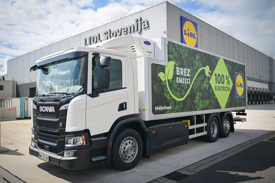Scania electric - Lidl Slovenija