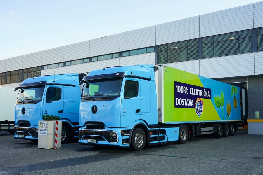 Mercedes-Benz eActros 600 Hofer Slovenija