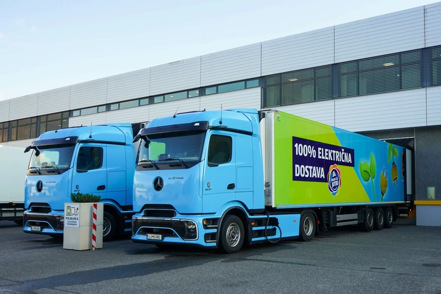 Mercedes-Benz eActros 600 Hofer Slovenija