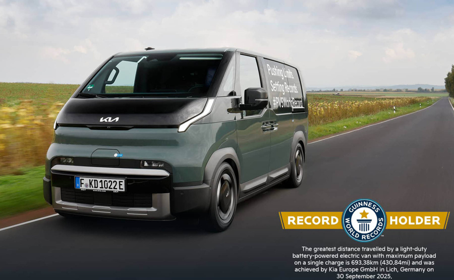 Kia PV5 Guinnessov rekord