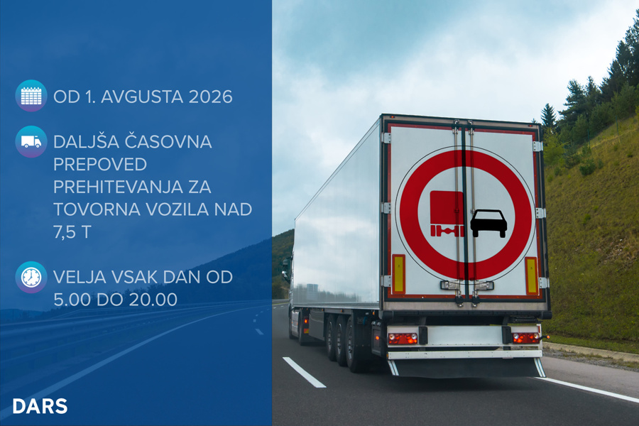 Prepoved prehitevanja tovornih vozil