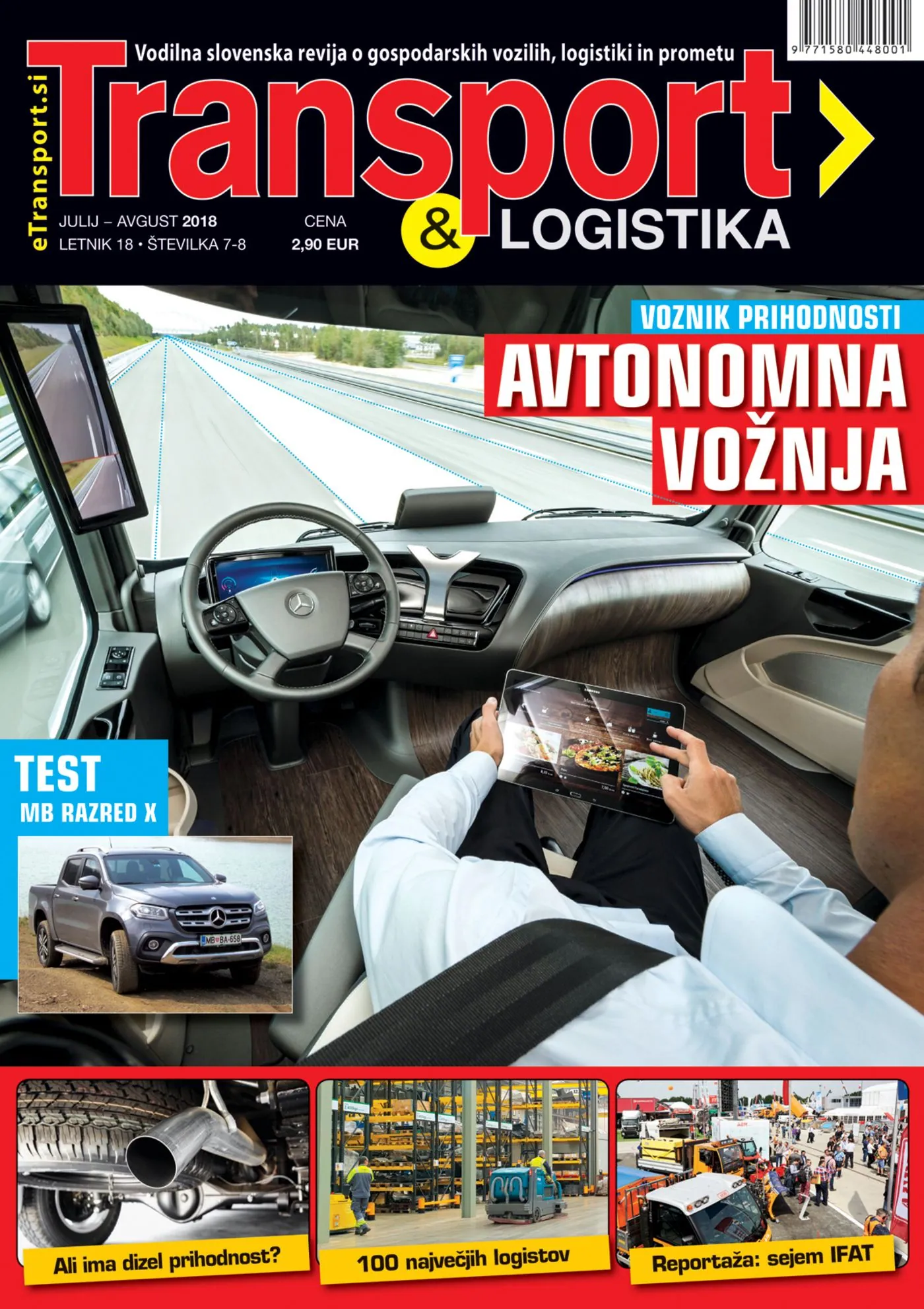 Revija Transport & Logistika julij avgust 2018