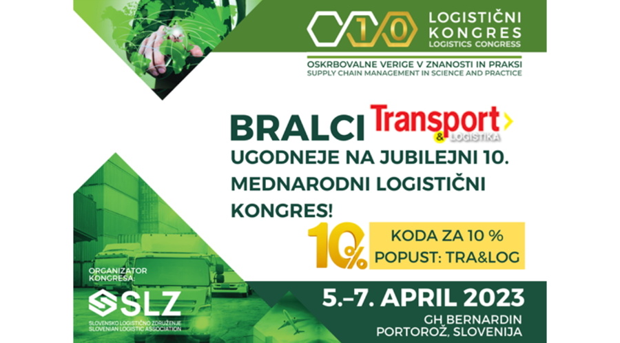 V Portorožu se bo od 5. do 7. aprila 2023 odvil že deseti najpomembnejši dogodek s področja logistike v regiji mednarodni Logistični kongres: »Oskrbovalne verige v znanosti in praksi 2023«.