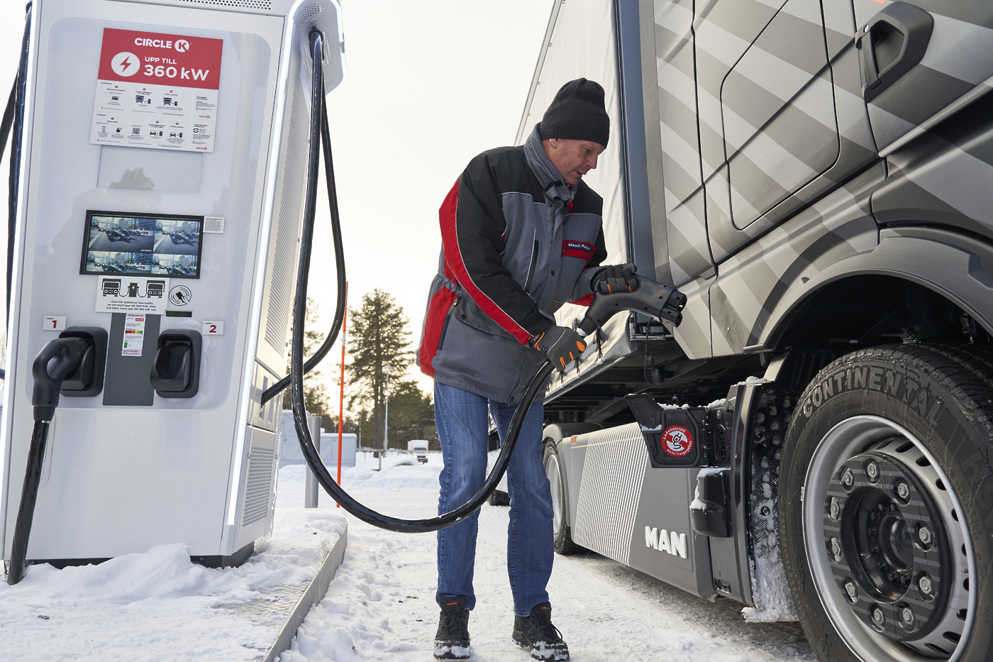 MAN eTruck zimska testiranja