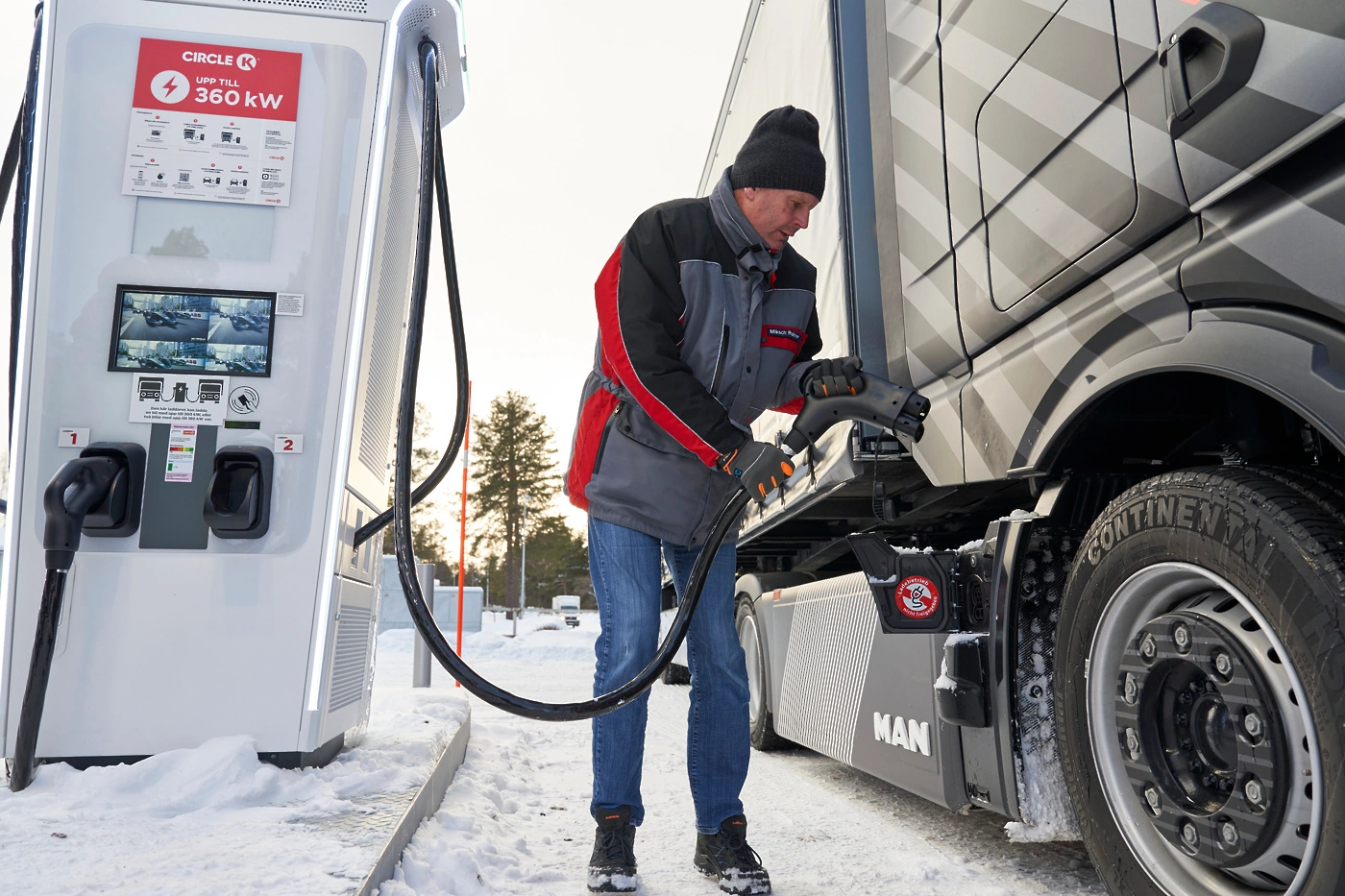 MAN eTruck zimska testiranja