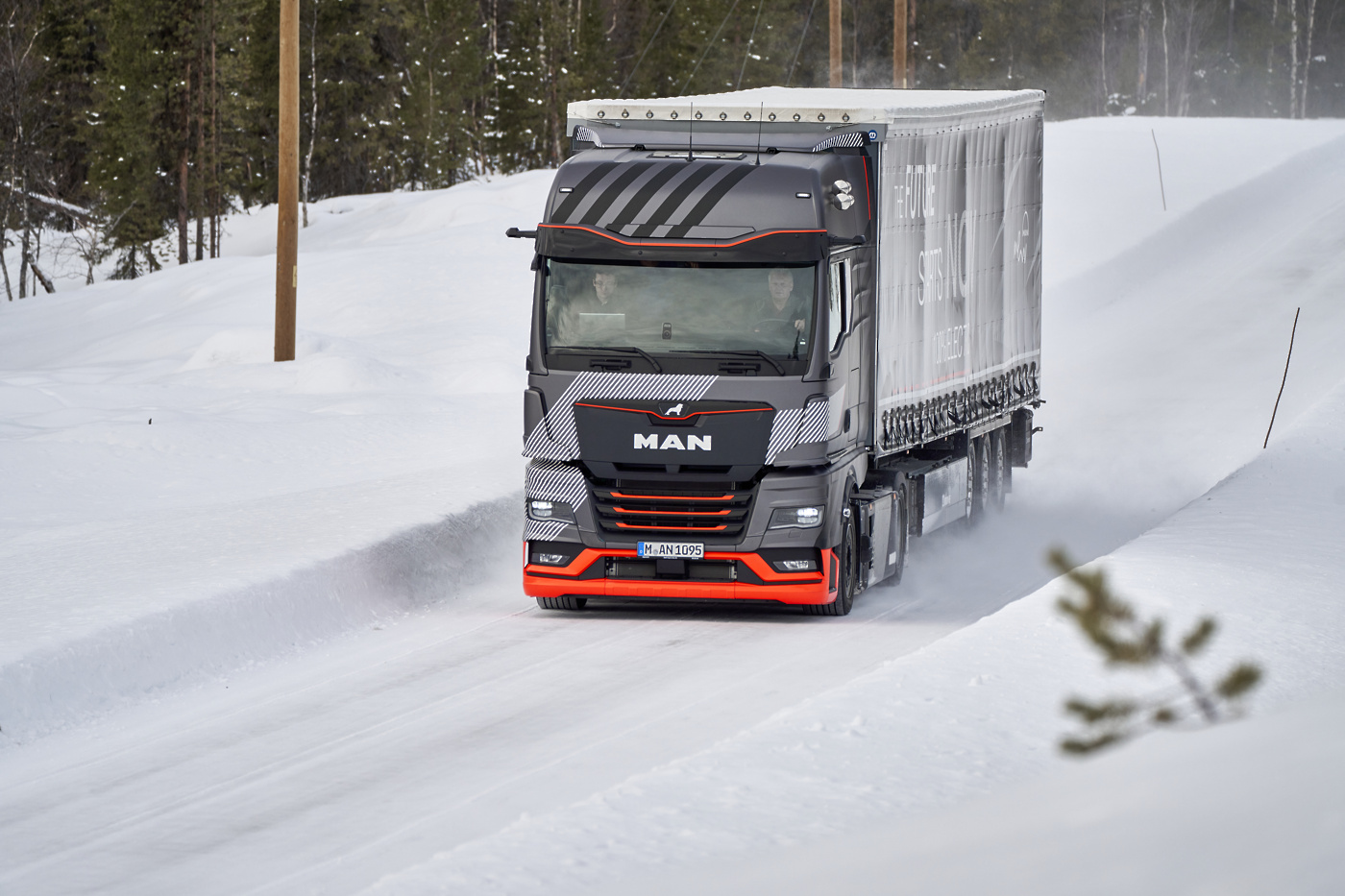 MAN eTruck zimska testiranja