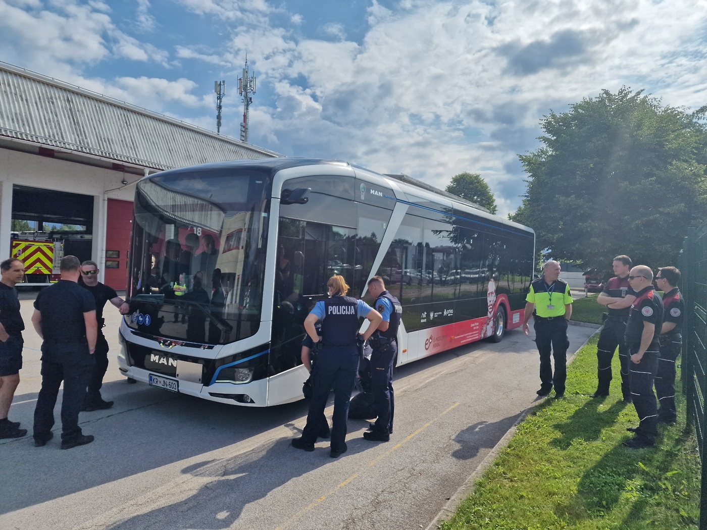 Usposabljanje MAN električni avtobusi