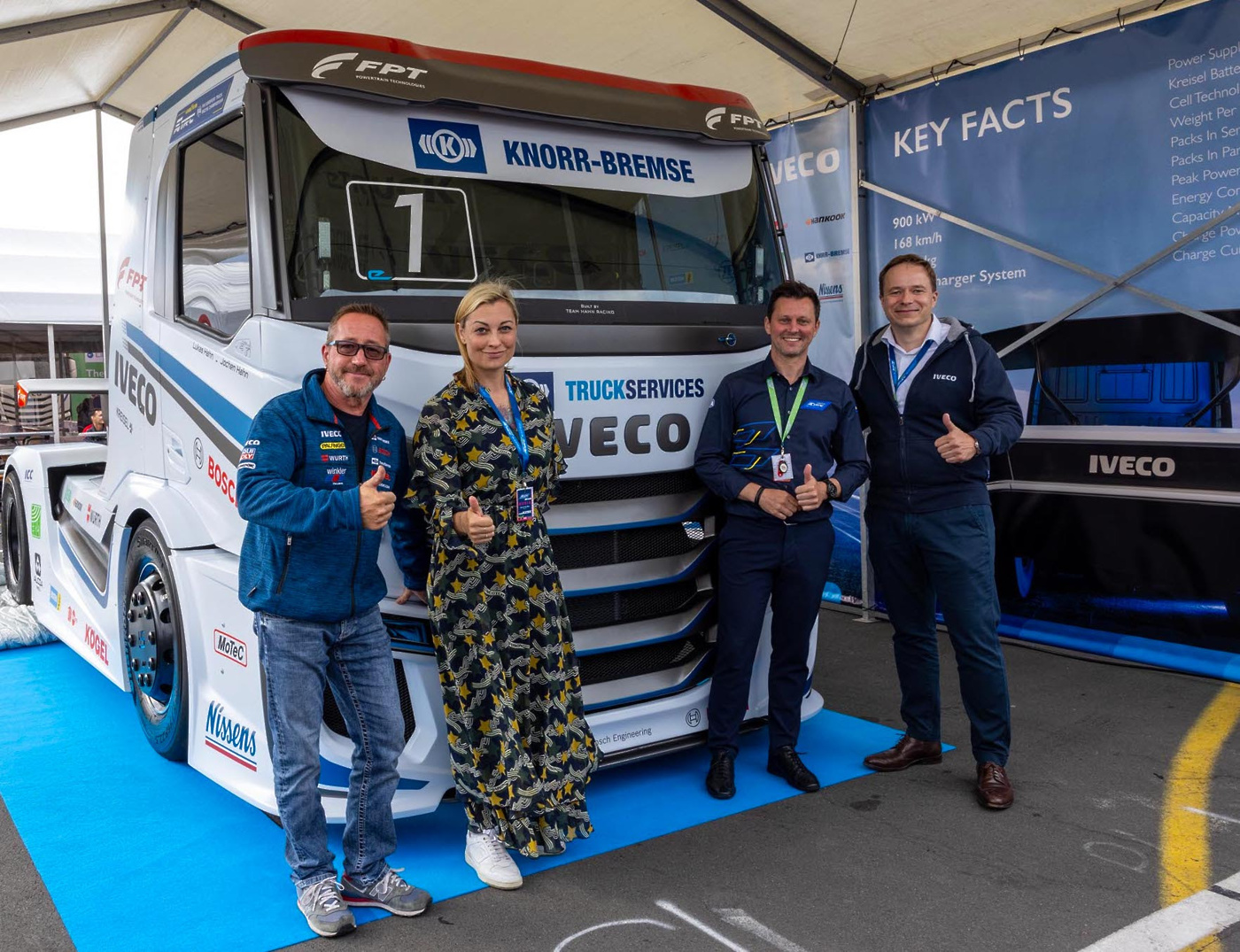 Iveco električni dirkalni tovornjak