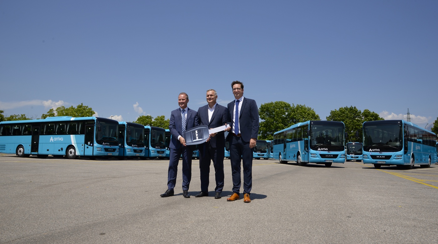 Arriva - Prevzem avtobusov MAN