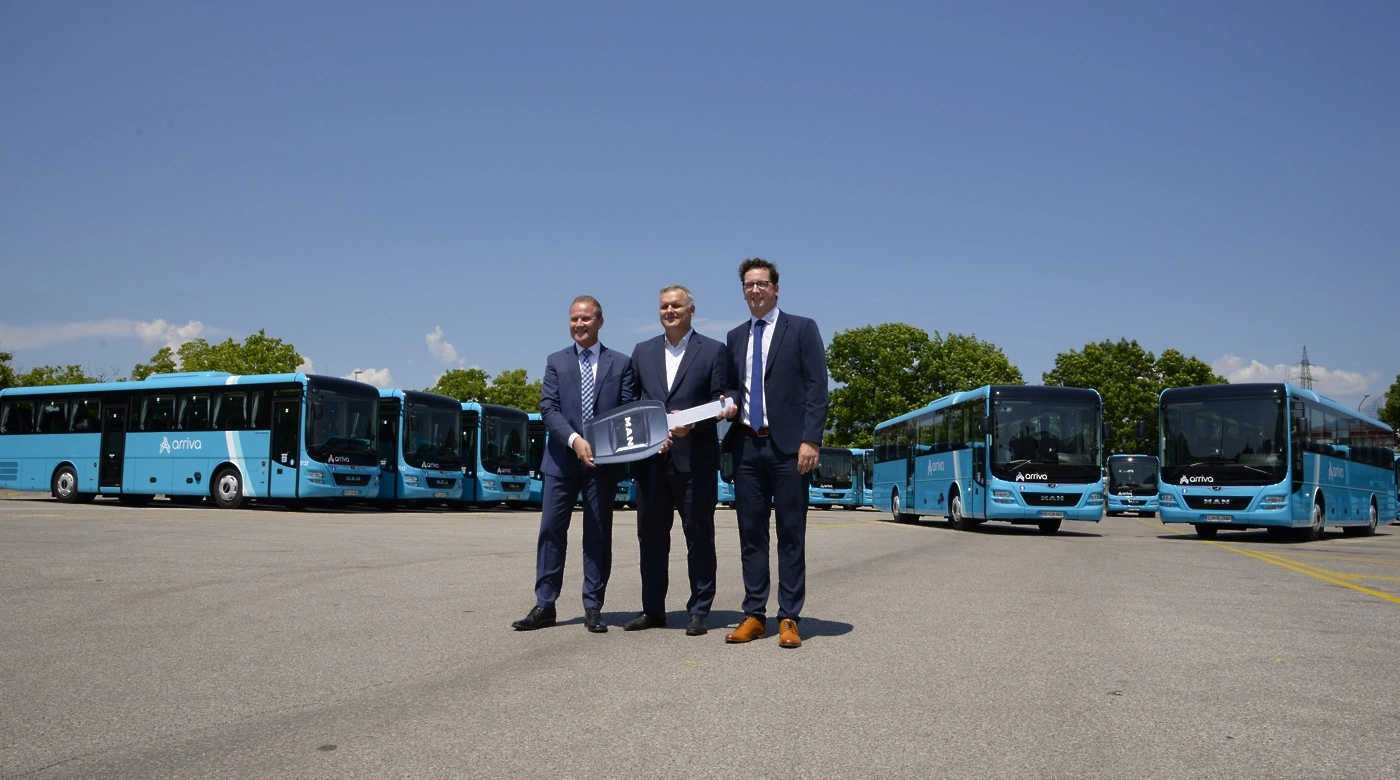 Arriva - Prevzem avtobusov MAN