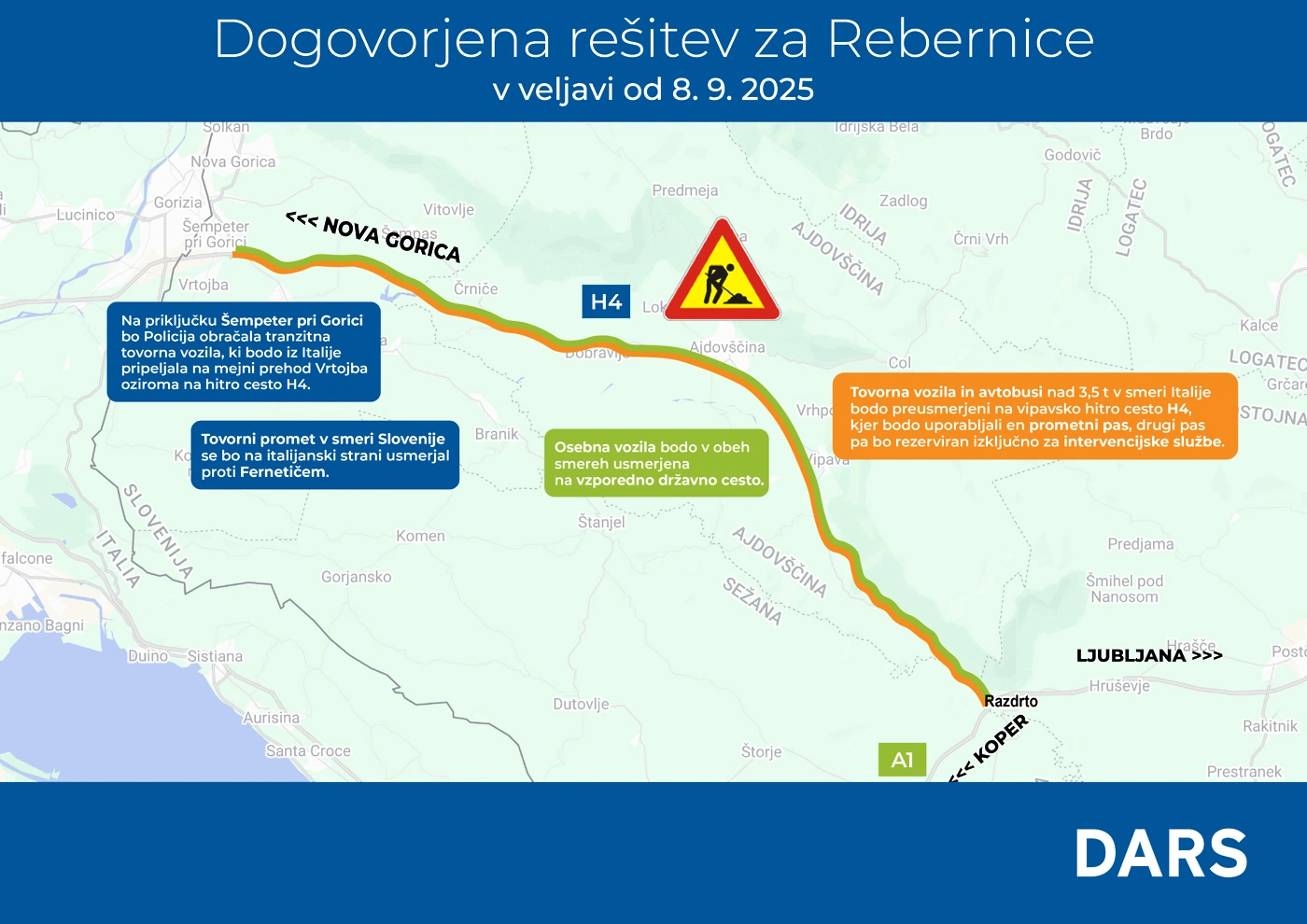DARS vipavska hitra cesta